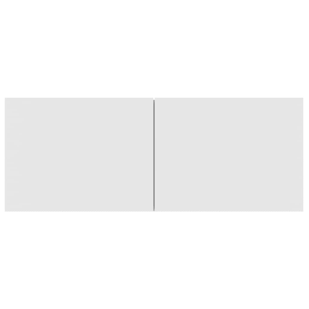 vidaXL 6-tlg. TV-Schrank-Set Weiß Holzwerkstoff