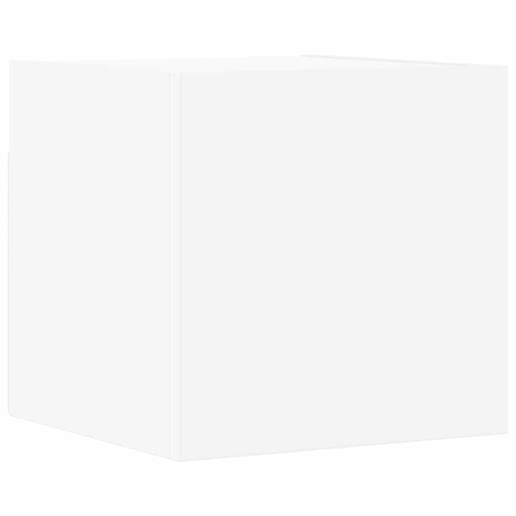 vidaXL 7-tlg. TV-Schrank-Set Weiß Holzwerkstoff