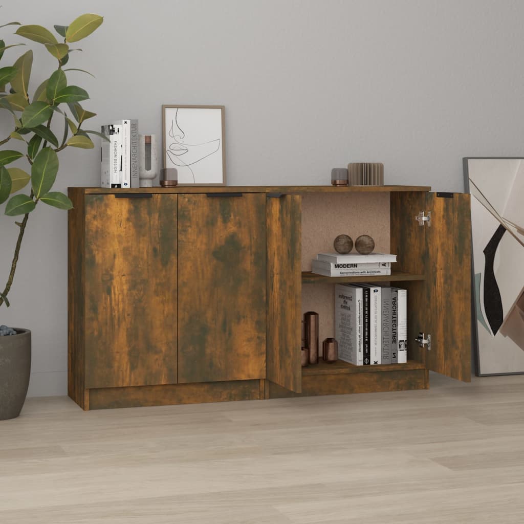 vidaXL Sideboards 2 Stk. Weiß 60x30x70 cm Holzwerkstoff