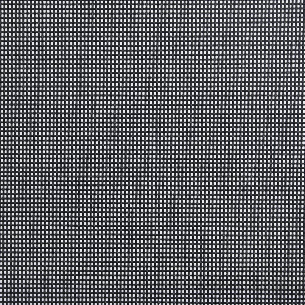 vidaXL Gartenstühle Klappbar 6 Stk. Textilene Schwarz
