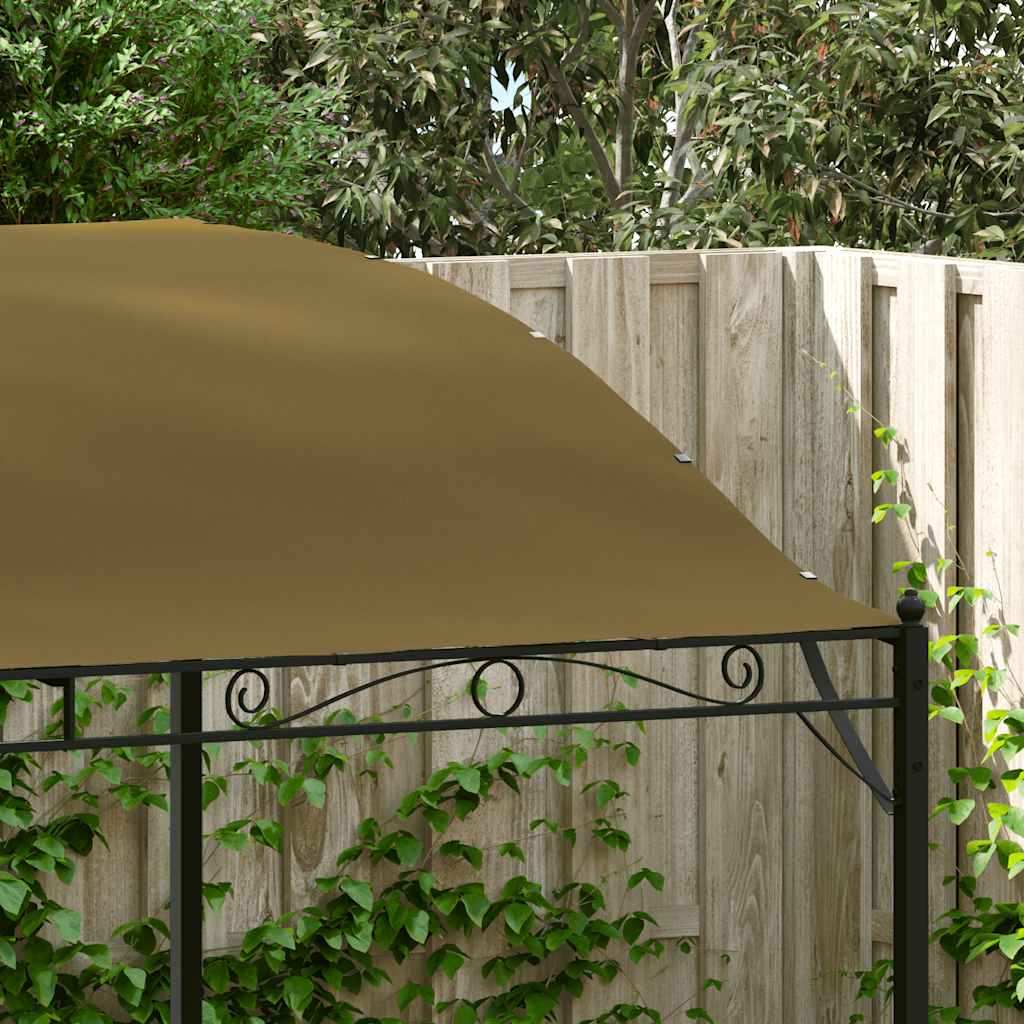vidaXL Pavillon 3x2,4 m Taupe 180 g/m²