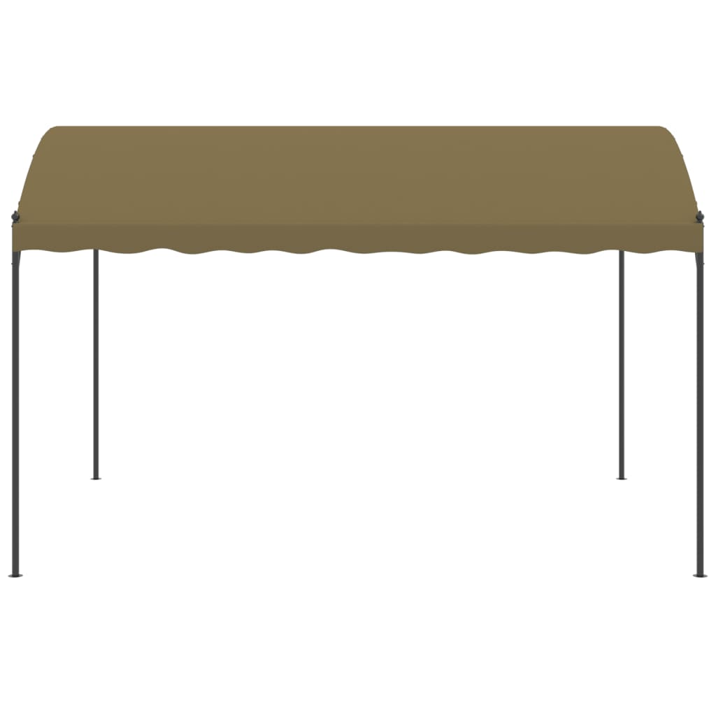vidaXL Pavillon 4x3x2,6 m Taupe 180 g/m²