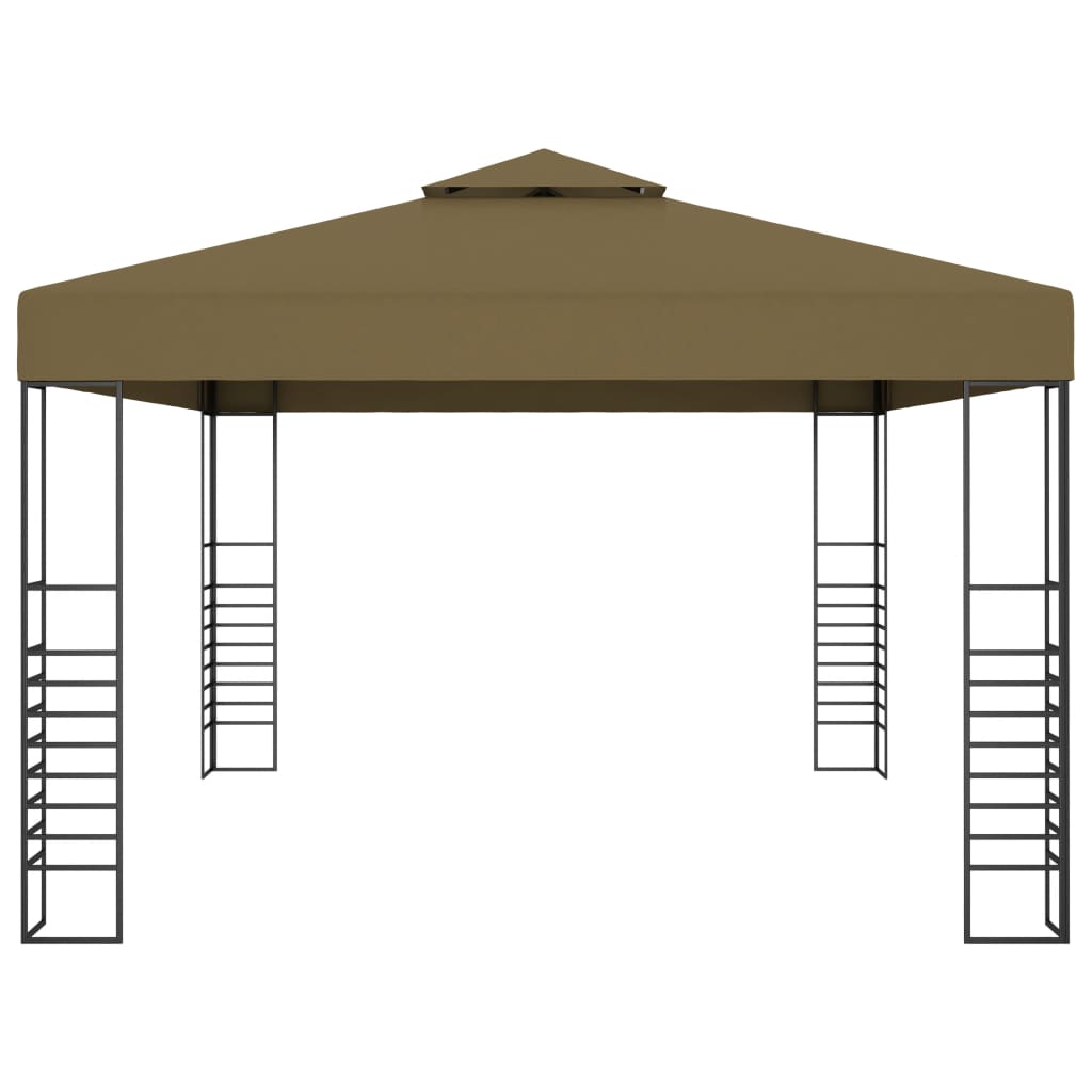vidaXL Pavillon 3x4 m Taupe 180 g/m²