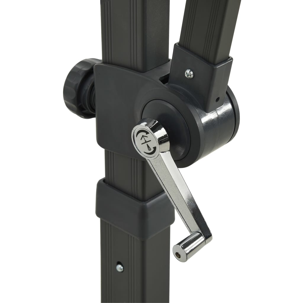 vidaXL Ampelschirm mit Lüftung 250x250 cm Anthrazit