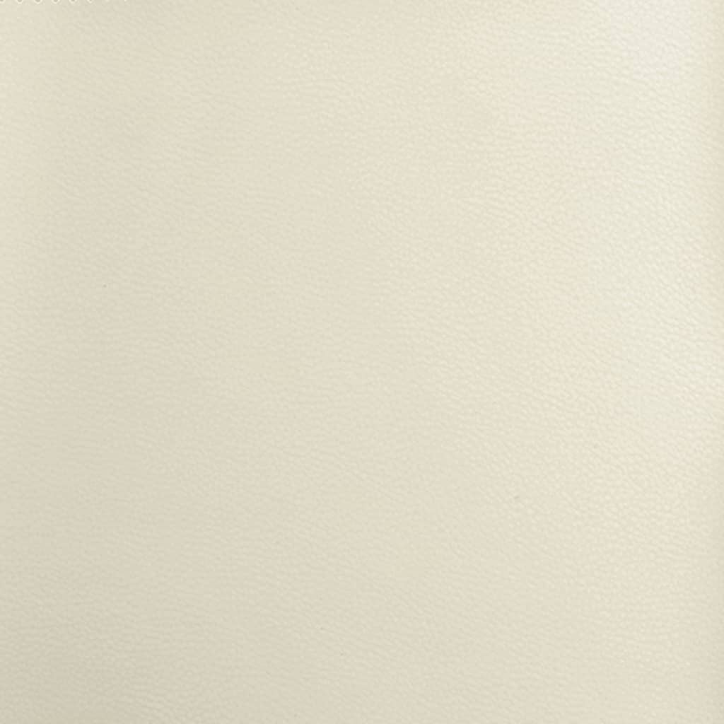 vidaXL Aufstehsessel Creme Kunstleder