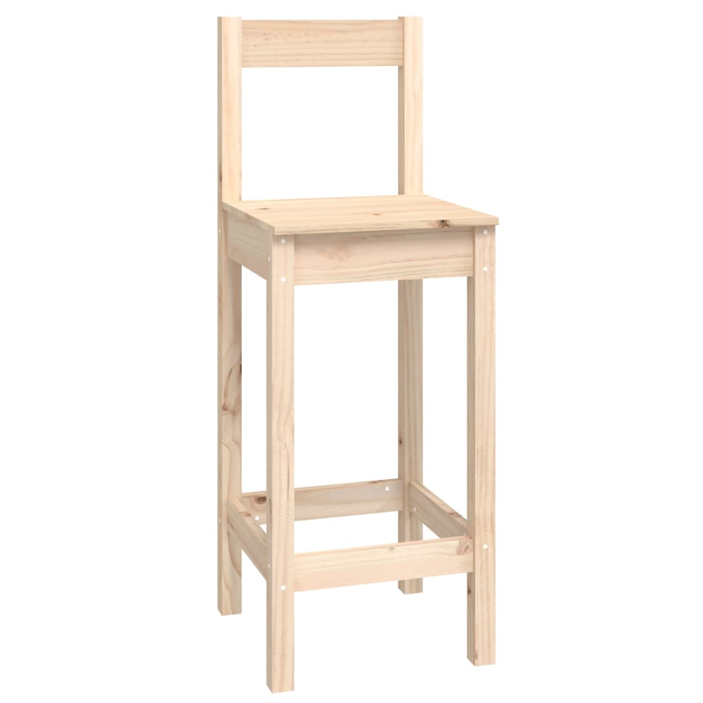 vidaXL 9-tlg. Bar-Set Massivholz Kiefer