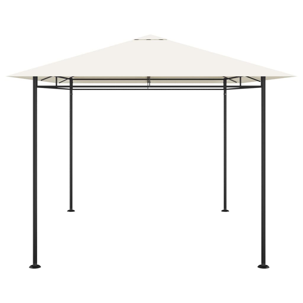 vidaXL Pavillon 384x281x270 cm Creme 180 g/m²