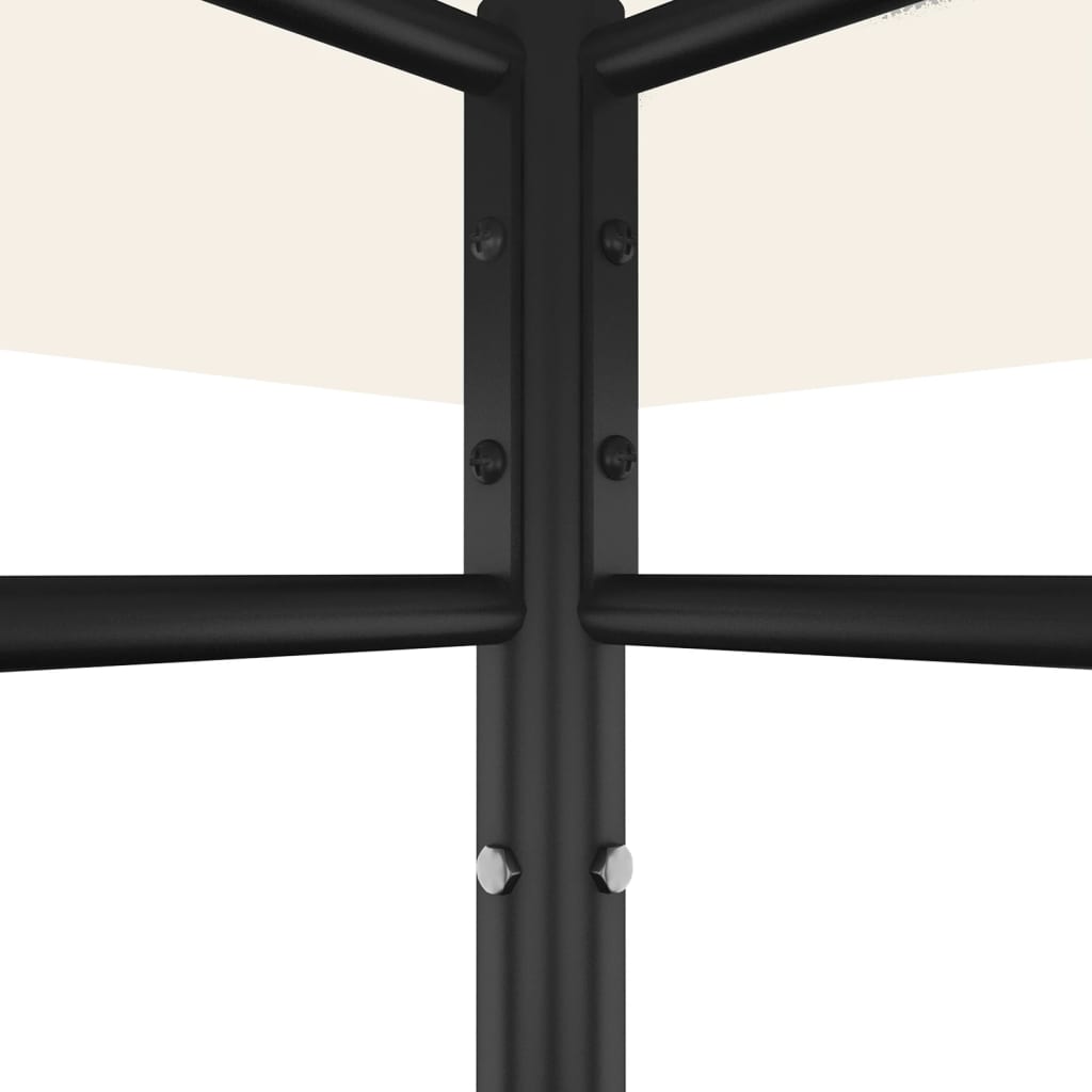 vidaXL Pavillon 384x281x270 cm Creme 180 g/m²