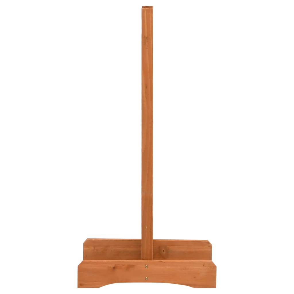vidaXL Garten-Rankzaun Orange 120x60 cm Massivholz Tanne