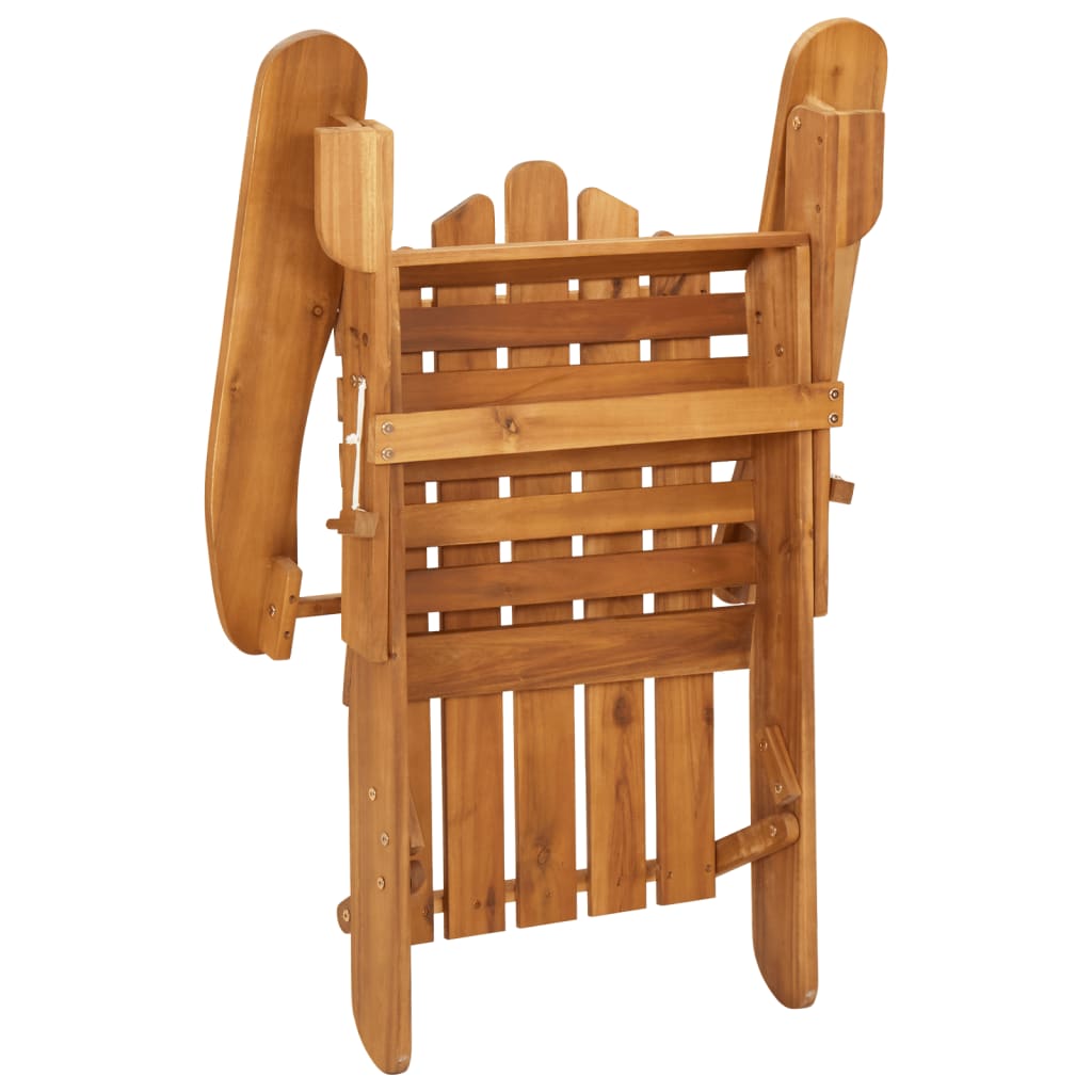 vidaXL 4-tlg. Garten-Lounge-Set Adirondack Massivholz Akazie