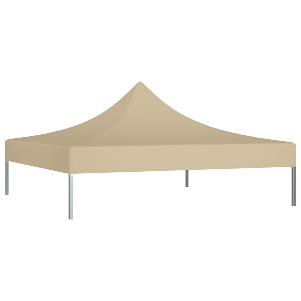 vidaXL Partyzelt-Dach 3x3 m Beige 270 g/m²