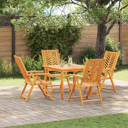 vidaXL Garten Essgruppe 3 pcs Braun Massivholz Akazie