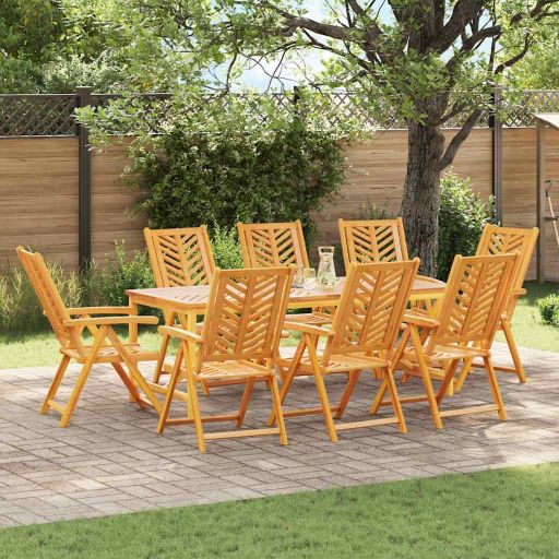 vidaXL Garten Essgruppe 3 pcs Braun Massivholz Akazie