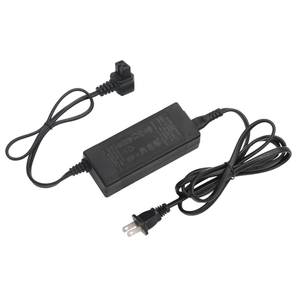 vidaXL Kühlbox mit Griff und Adapter Schwarz und Weiß 18 L PP & PE