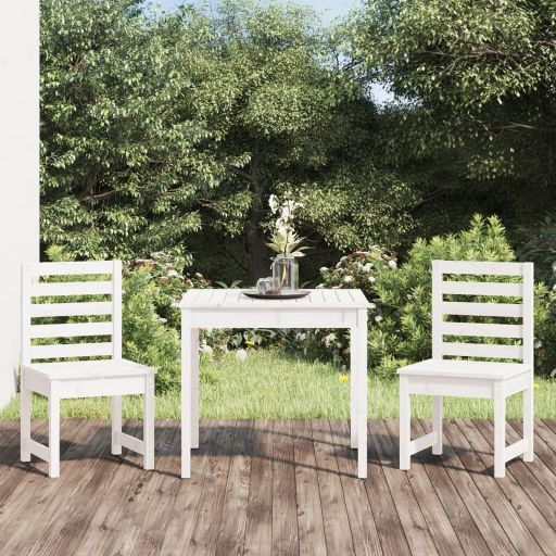 vidaXL 3-tlg. Garten-Bistro-Set Massivholz Kiefer