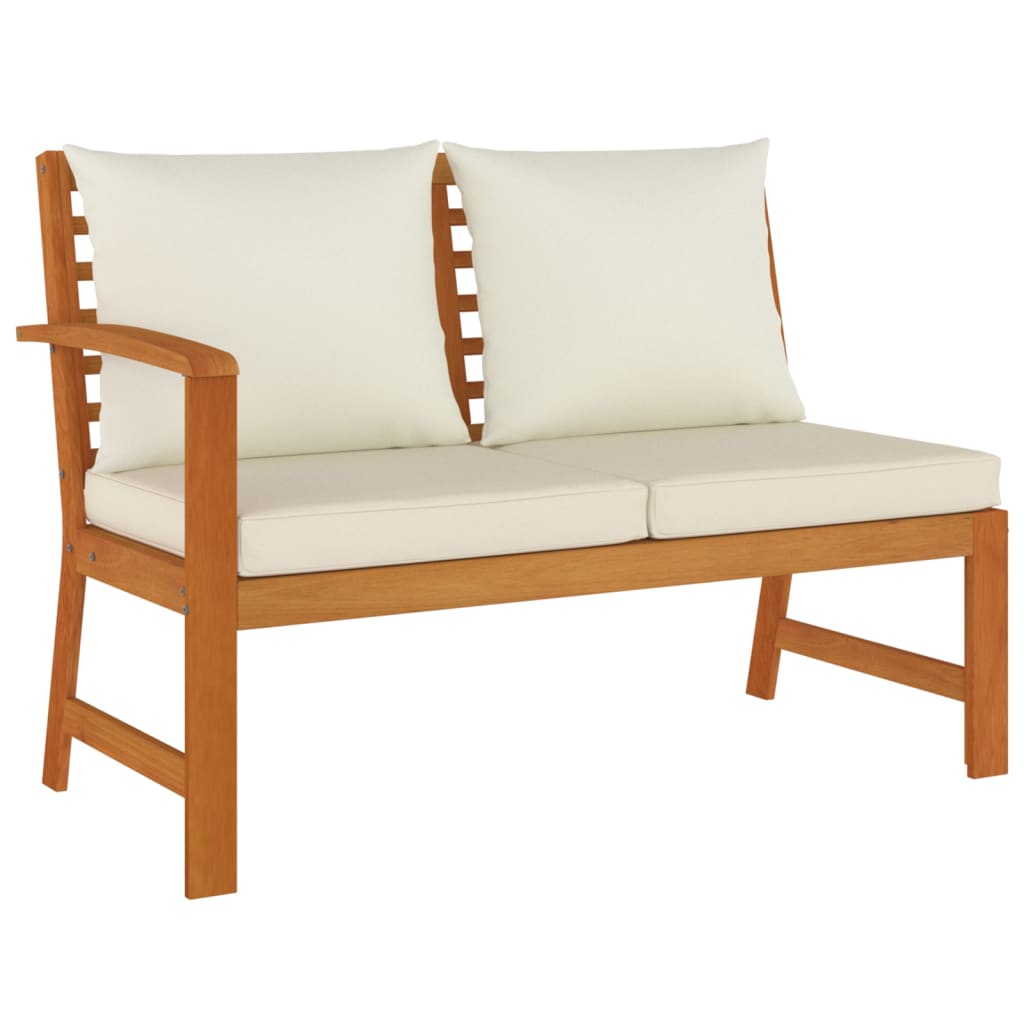 vidaXL 4-tlg. Garten-Essgruppe mit Kissen Massivholz Akazie