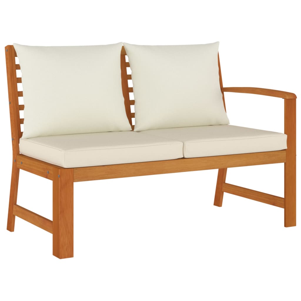 vidaXL 4-tlg. Garten-Essgruppe mit Kissen Massivholz Akazie