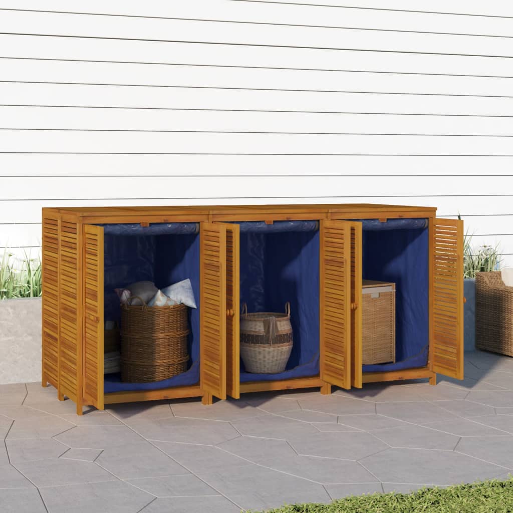 vidaXL Gartenbox 140x87x104 cm Massivholz Akazie