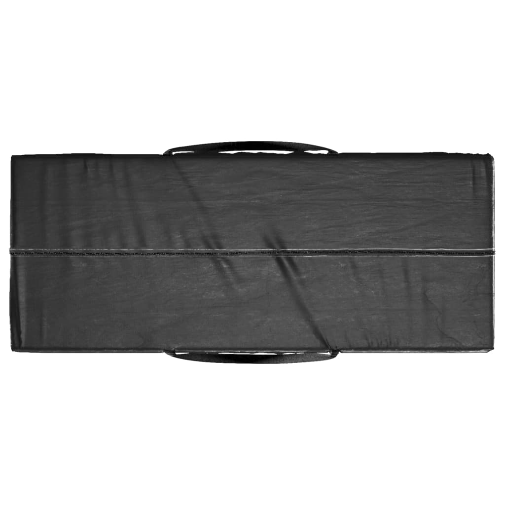 vidaXL Aufbewahrungstasche für Gartenkissen 2 Stk. Schwarz 135x40x55cm