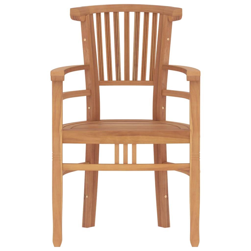 vidaXL 3-tlg. Garten-Essgruppe Massivholz Teak