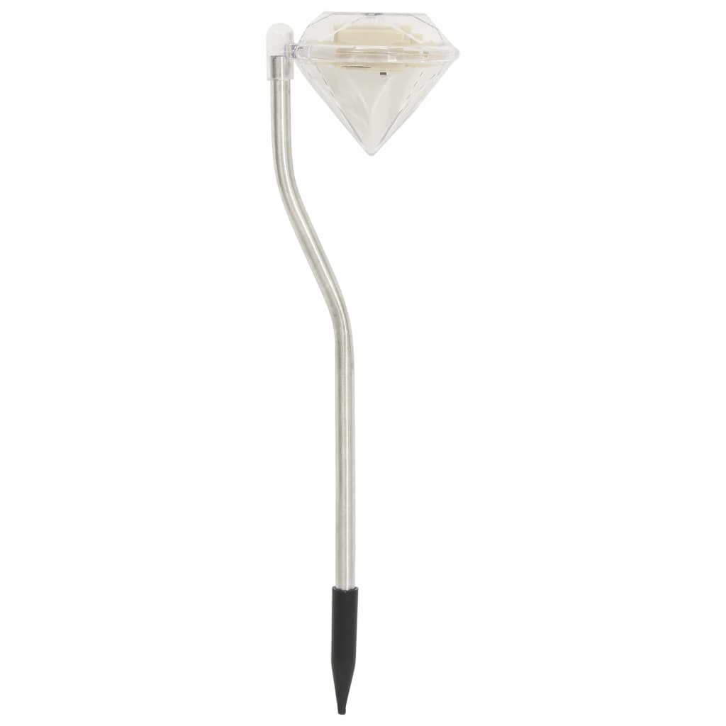 vidaXL LED-Solarleuchten 6 Stk. 9x7,8x29,5 cm