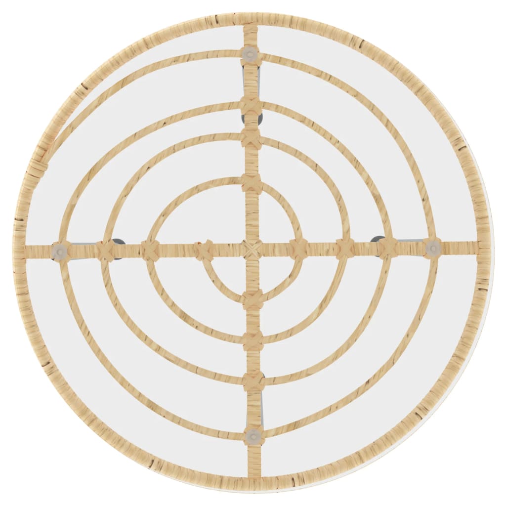 vidaXL 3-tlg. Garten-Essgruppe Poly Rattan