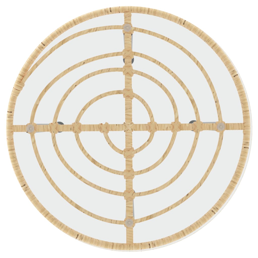 vidaXL 5-tlg. Garten-Essgruppe Poly Rattan