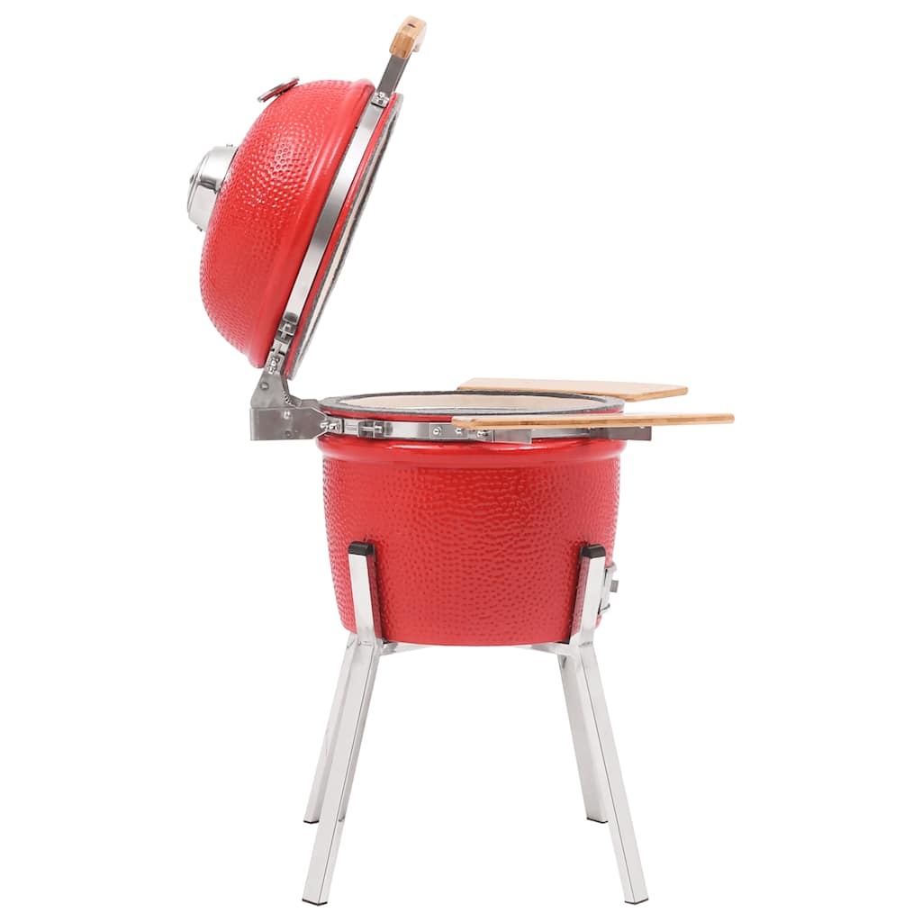 vidaXL Kamado-Grill und Smoker Keramik 33 cm