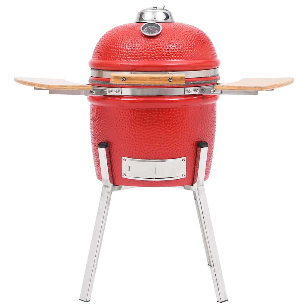 vidaXL Kamado-Grill und Smoker Keramik 33 cm