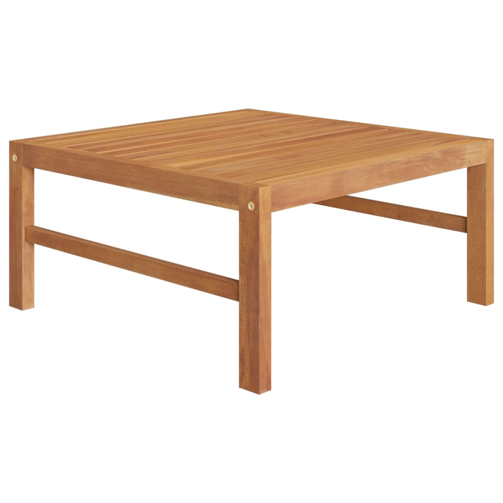 vidaXL Gartentisch 63x63x30 cm Massivholz Teak