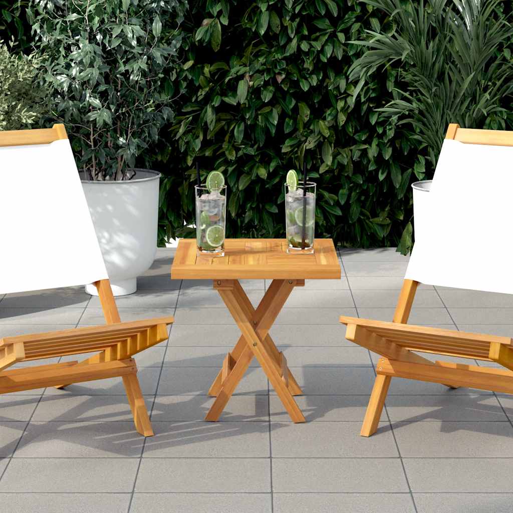 vidaXL Tischplatte Massivholz Teak Rund 2,5 cm 40 cm