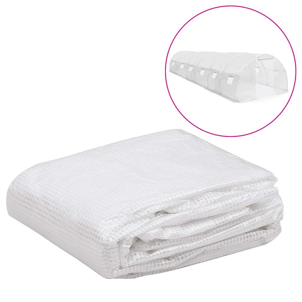 vidaXL Ersatzabdeckung für Gewächshaus (4,5 m²) 300x150x200 cm Grün