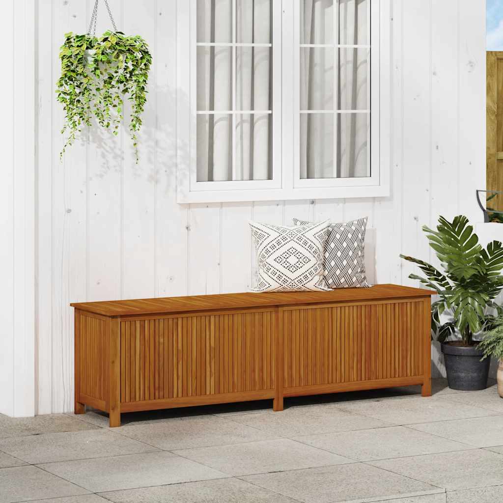 vidaXL Gartenbox 90x50x58 cm Massivholz Akazie