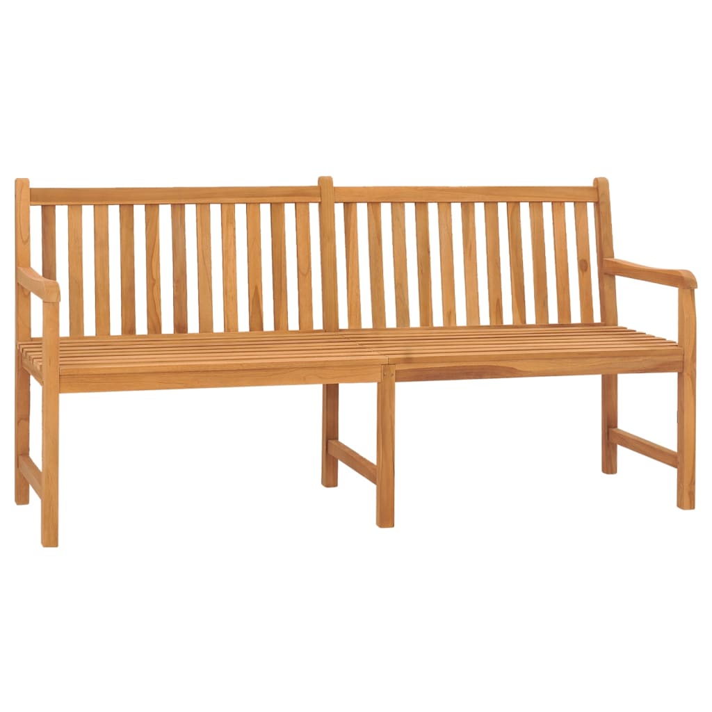 vidaXL Gartenbank 114 cm Massivholz Teak