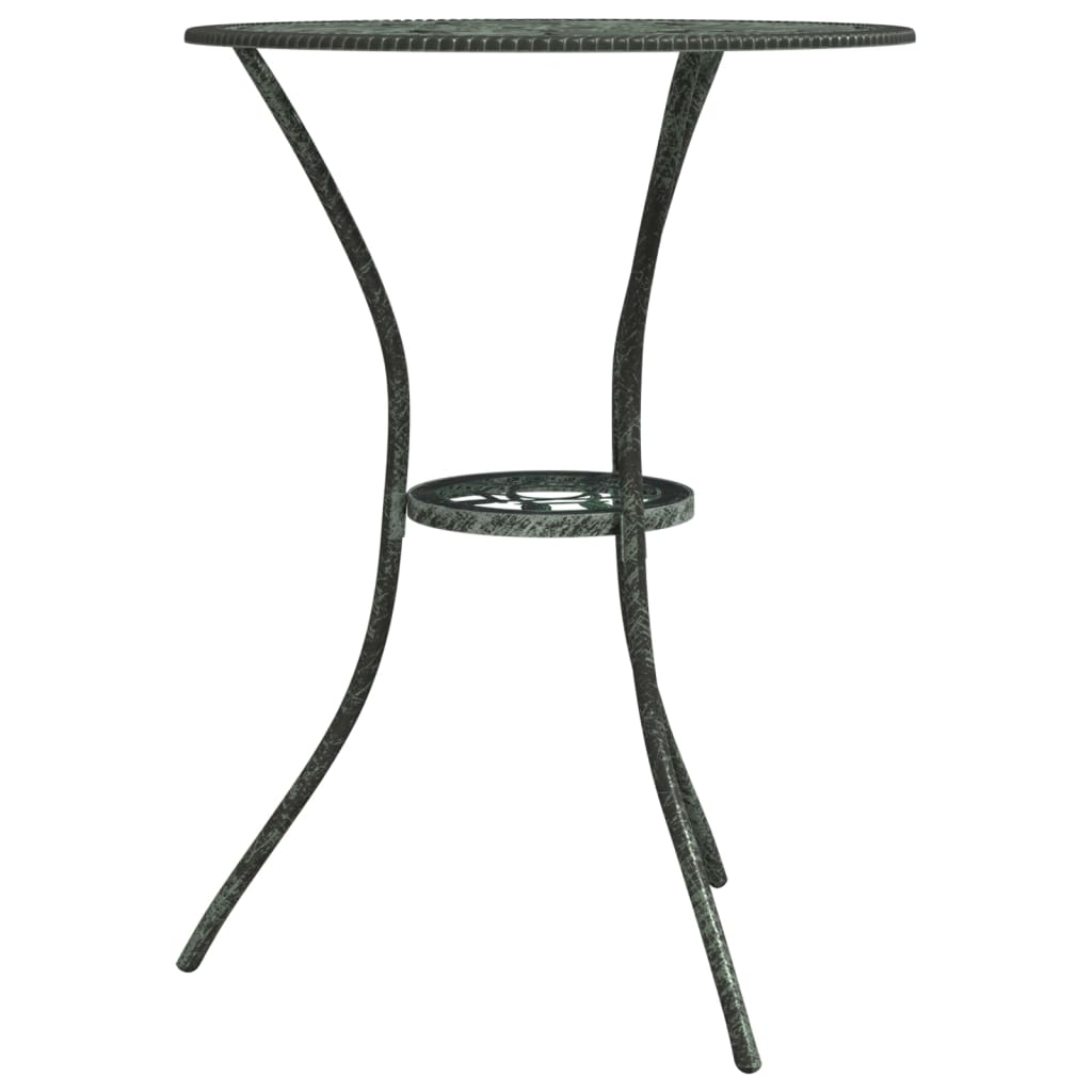 vidaXL 3-tlg. Bistro-Set Aluminiumguss Grün