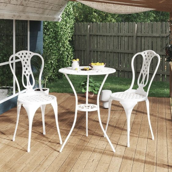 vidaXL 3-tlg. Bistro-Set Aluminiumguss Grün