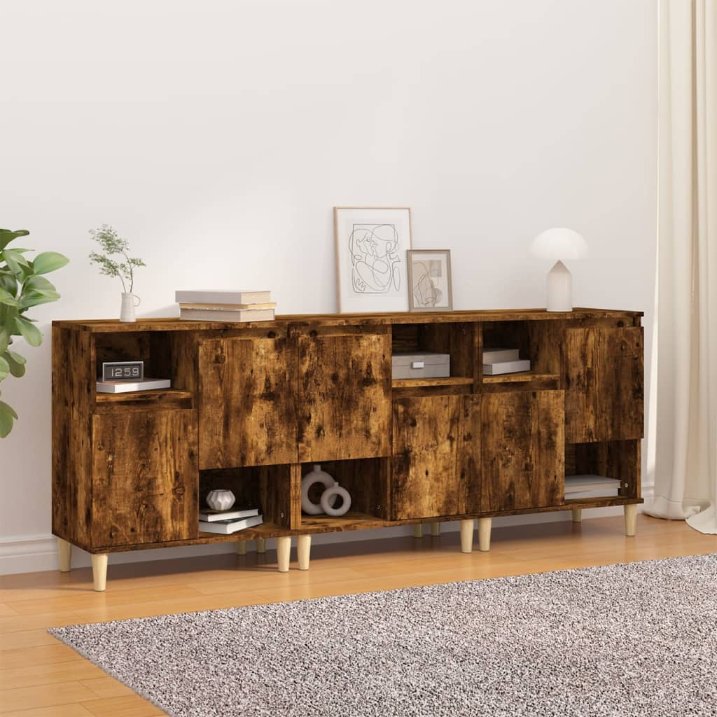 vidaXL Sideboards 2 Stk. Weiß 60x35x70 cm Holzwerkstoff