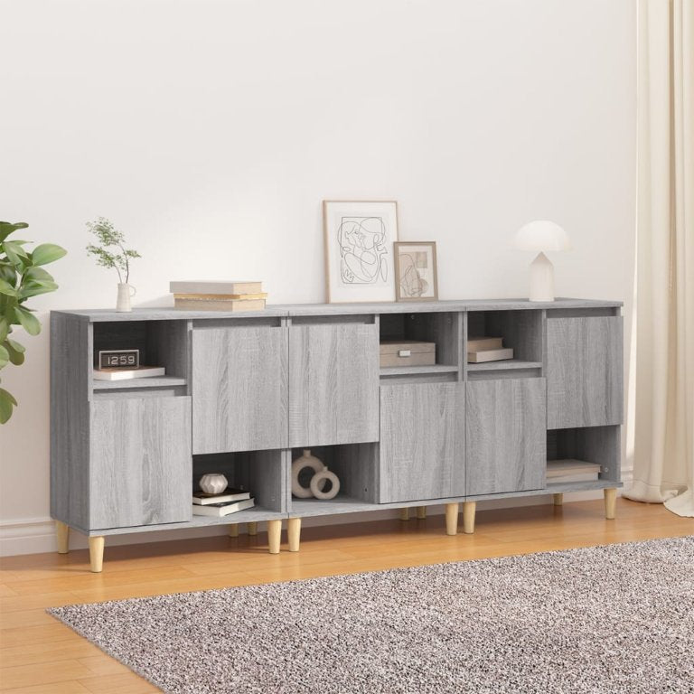 vidaXL Sideboards 2 Stk. Weiß 60x35x70 cm Holzwerkstoff