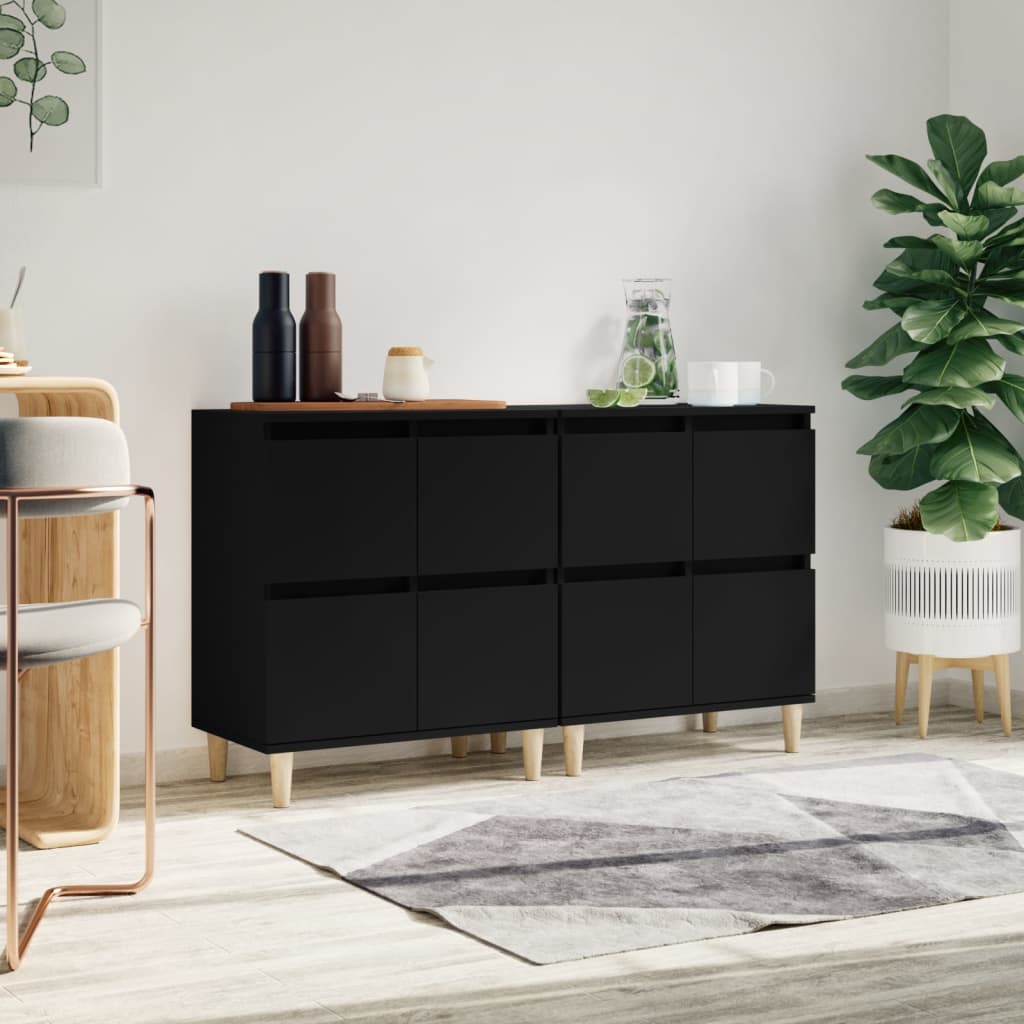 vidaXL Sideboards 2 Stk. Weiß 60x35x70 cm Holzwerkstoff