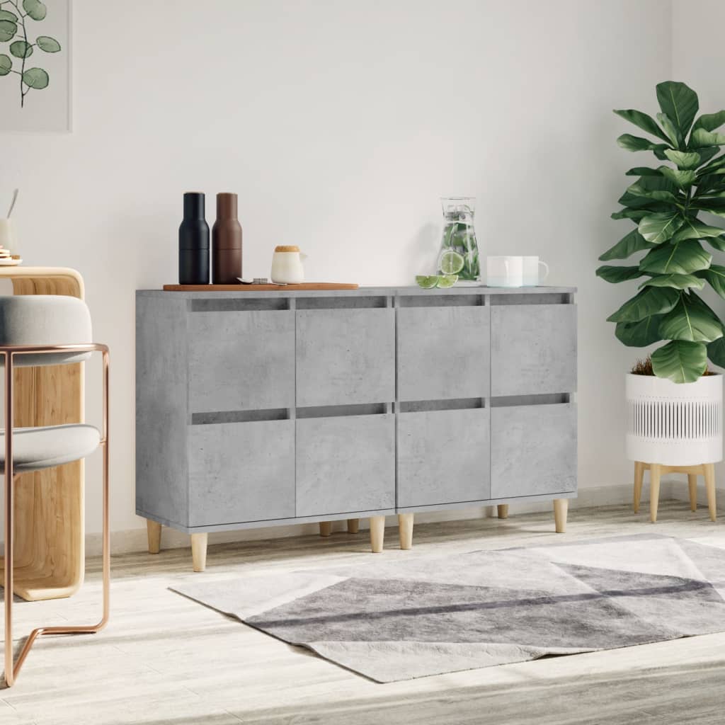 vidaXL Sideboards 2 Stk. Weiß 60x35x70 cm Holzwerkstoff