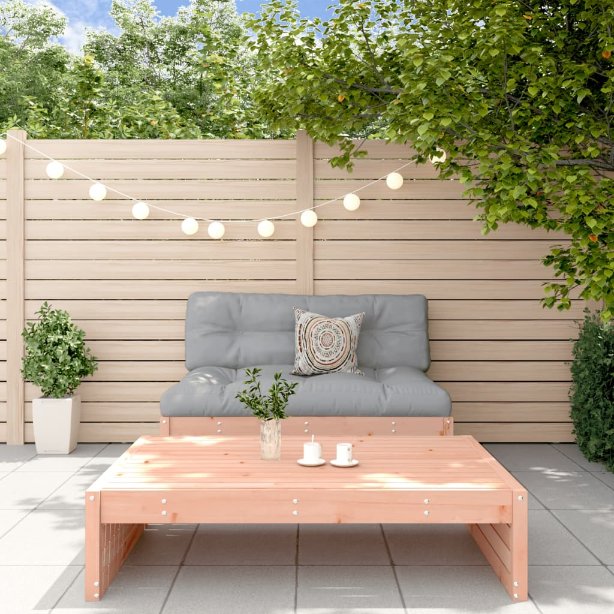 vidaXL 2-tlg. Garten-Lounge-Set mit Kissen Massivholz