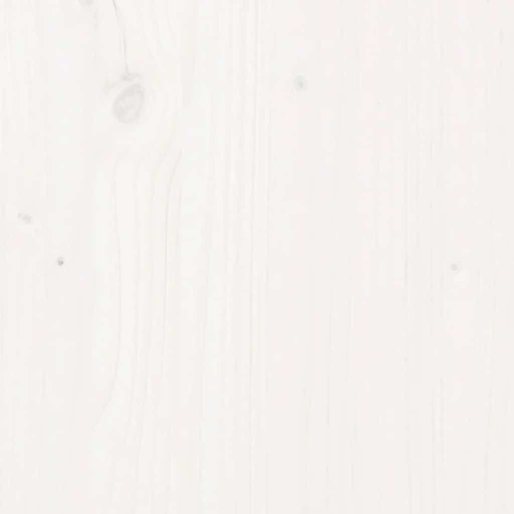 vidaXL 6-tlg. Garten-Lounge-Set Weiß Massivholz Kiefer