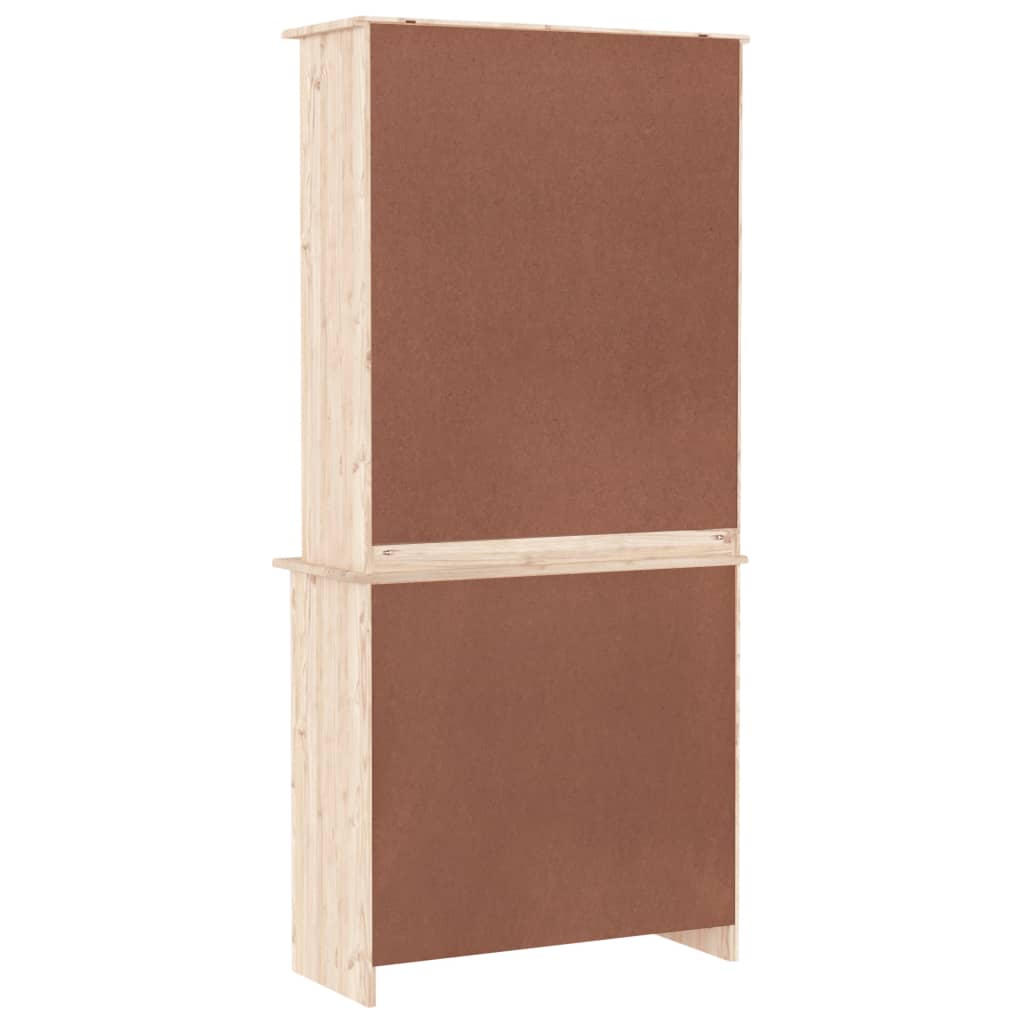vidaXL Highboard ALTA 77x35x165 cm Massivholz Kiefer