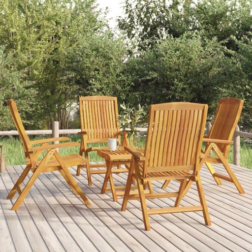 vidaXL 3-tlg. Garten-Lounge-Set Massivholz Teak