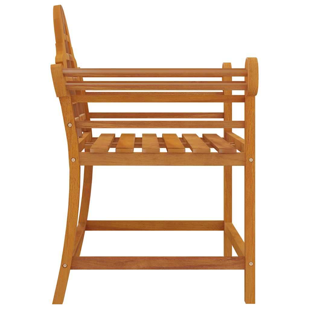 vidaXL Gartenstühle 2 Stk. 91x62x94 cm Massivholz Teak