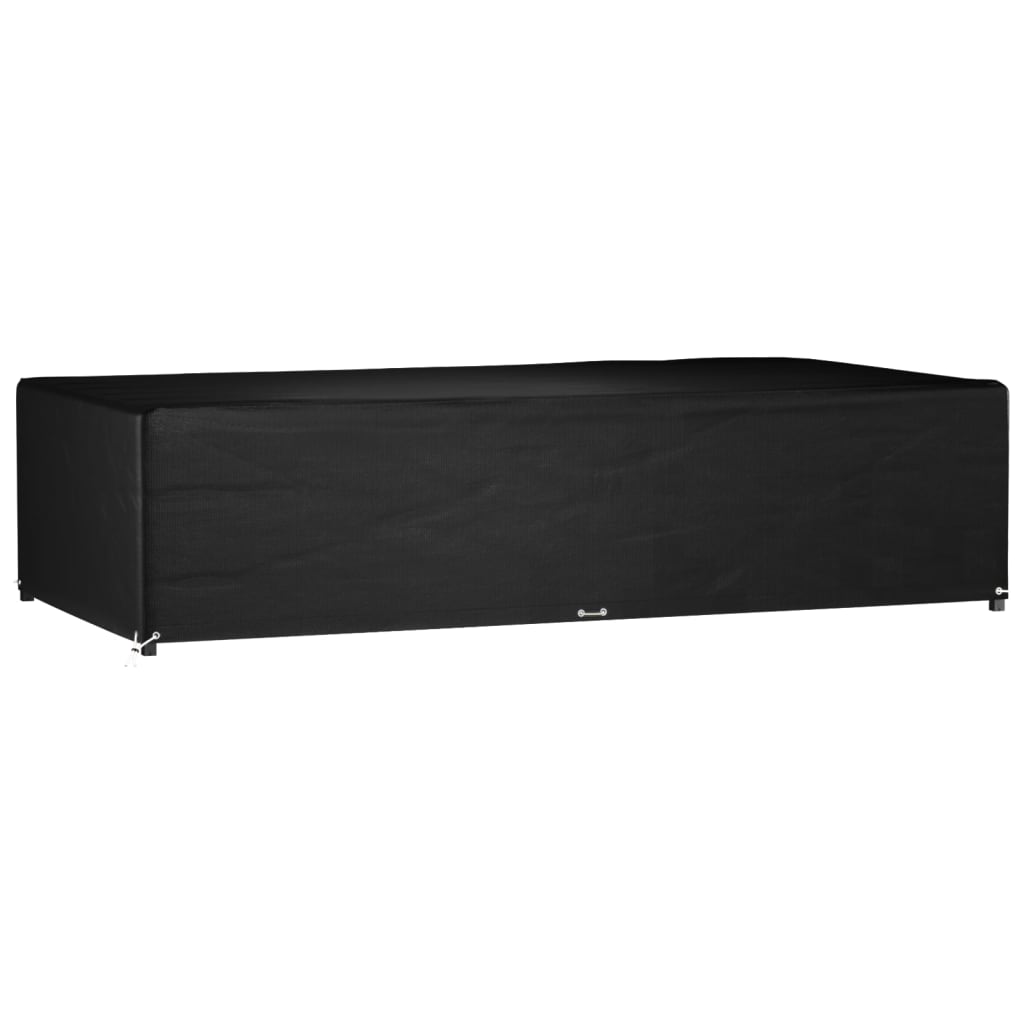 vidaXL Gartenmöbel-Abdeckungen 2 Stk. 4 Personen Poly Rattan 8 Ösen