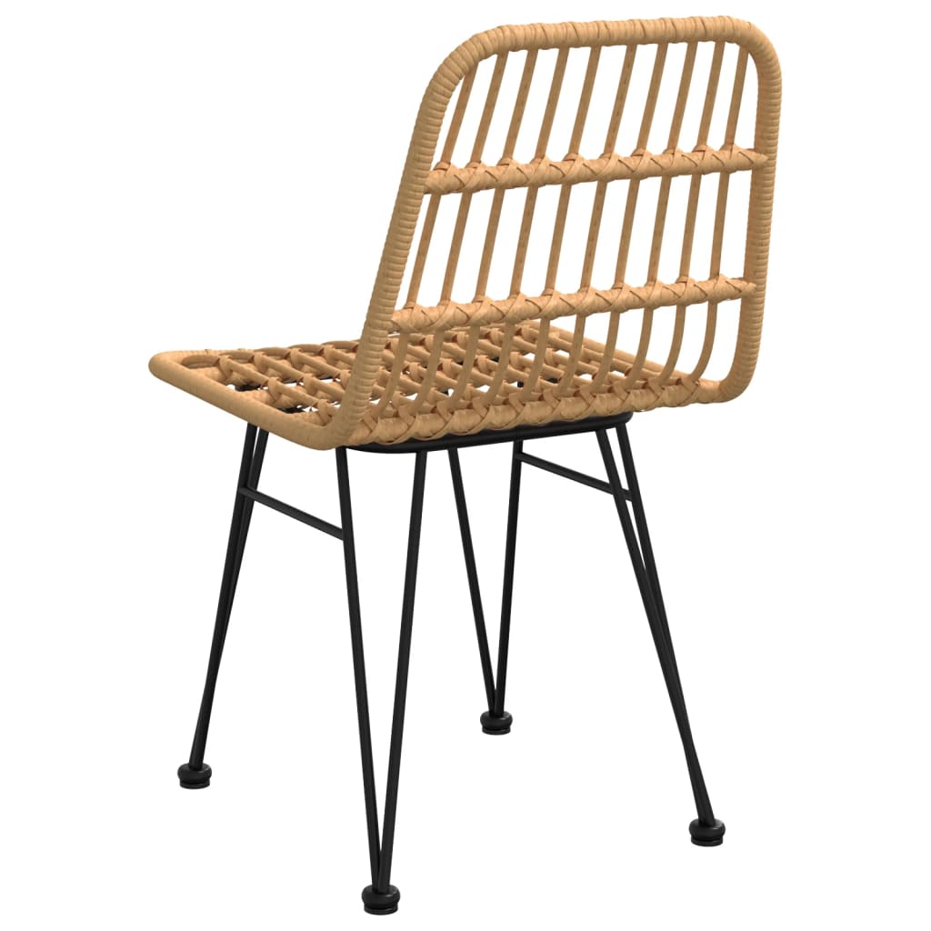 vidaXL Gartenstühle 2 Stk. 48x62x84 cm PE-Rattan
