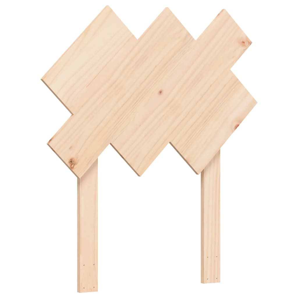 vidaXL Seniorenbett mit Kopfteil Massivholz