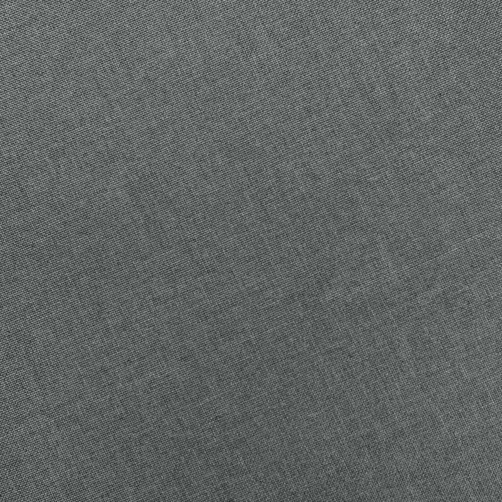 vidaXL Sessel mit Fußhocker Hellgrau Stoff