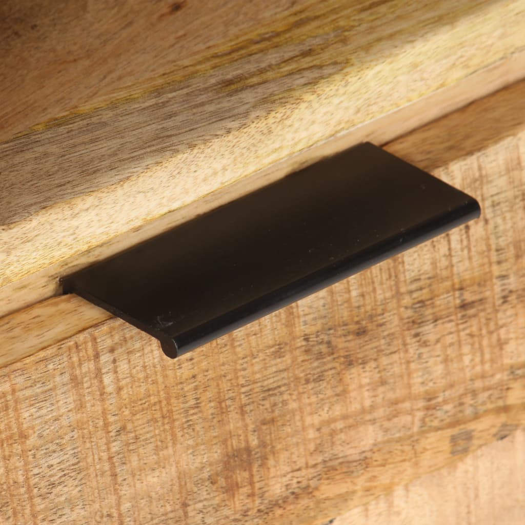 vidaXL Nachttisch 40x30x50 cm Raues Mangoholz